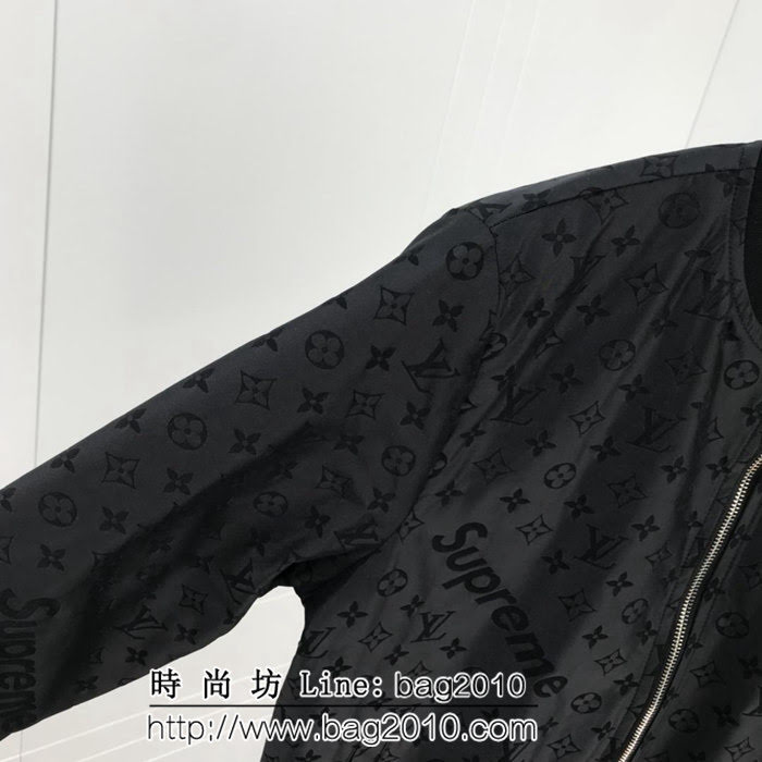 LV路易威登SuP X LV聯名款 18秋冬新款 提花字母圖案 男款夾克外套  ydi1963